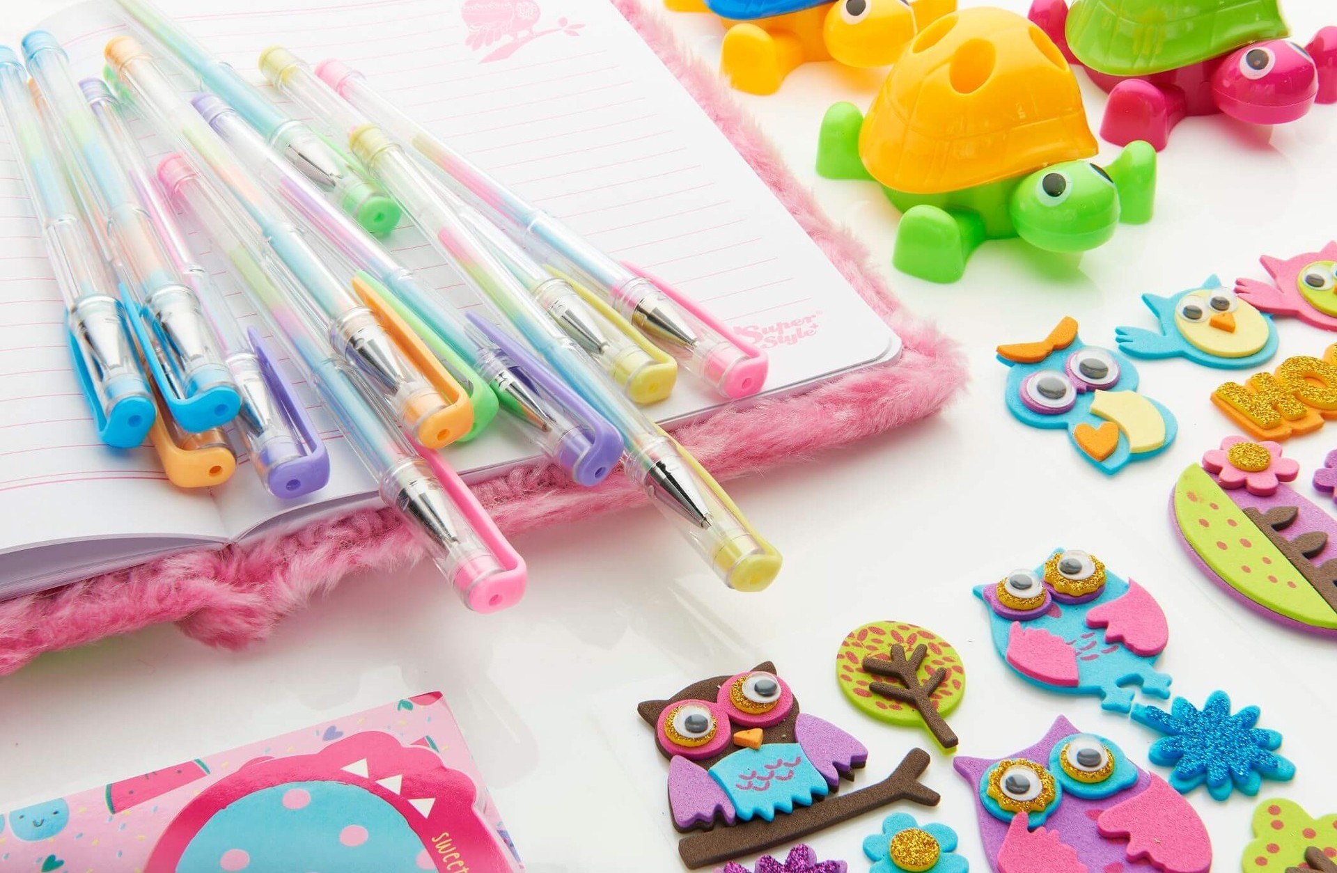 Is a fun range of stationery for kids to enjoy.